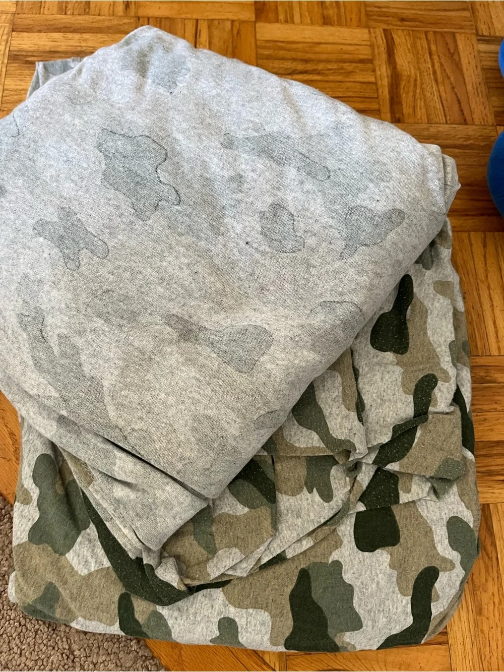 Grey & Green Camo Sheet Set